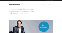 Desktop Screenshot of nicolas-widera.com